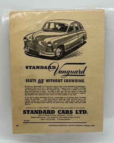 Standard vanguard car original - standard,