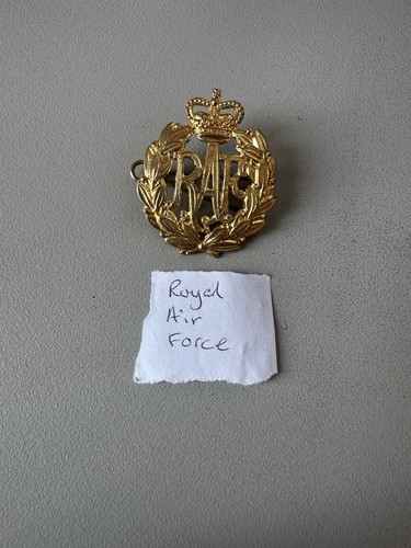 Raf brass cap - brass, badge