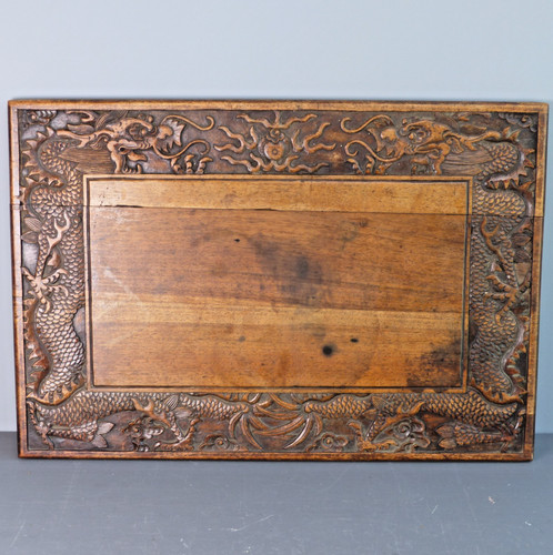 Vintage chinese carved wooden - vintage,