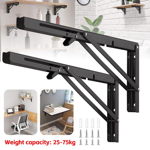 Folding shelf brackets - folding,