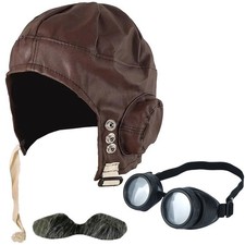 WW2 Flying Helmet Goggles
