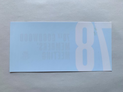 Goodwood 78th members - 78th,