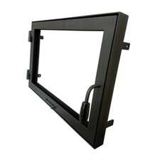 Door for fireplace with narrow frame | height: 40cm  width: 60cm | from producer