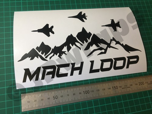 Mach loop stickers - mach, decals