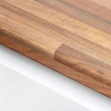 Walnut block laminate worktop - walnut,