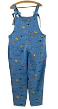??? Ladies /Women’s (Unisex) Eyes, Lips & Crowns Print Dungarees ???