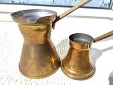 PAIR VINTAGE BRASS TURKISH
