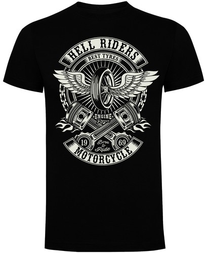 Hell riders winged - winged, wheel