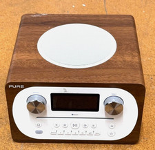 PURE EVOKE C-D4 STEREO PLAYER DAB+ RADIO & BLUETOOTH WALNUT -CD NOT WORKING
