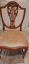 6 Solid Wood dining chairs