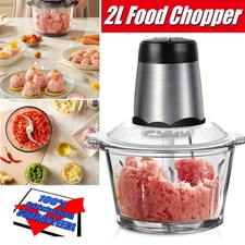 2L Glass Bowl Food Processor
