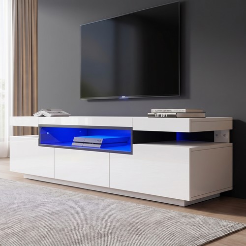 White gloss sideboard storage - gloss,
