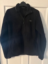LADIES HELLY HANSEN BLACK FLEECE. SIZE MEDIUM