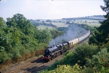 Original FUJI 35mm Rail Slide: MAINLINE STEAM IN THE 1980s: 44767
