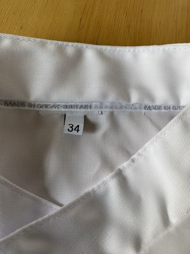 Short sleeve chefs jacket size - sleeve,