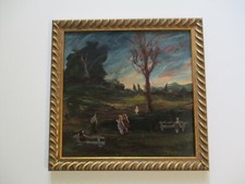 OIL PAINTING ANTIQUE HUNGARIAN