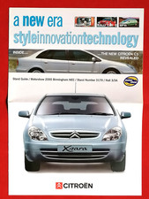 CITROEN Brochure 2000 NEC Motor Show -Saxo Xsara T4 Xantia C5 Berlingo Synergie
