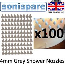 100 x GREY Shower Rubber