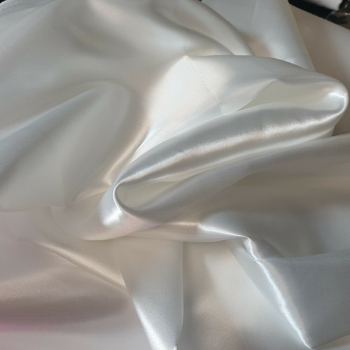 Silky satin fabric - fabric, plain