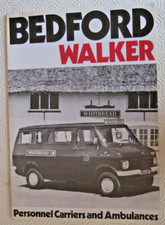 BEDFORD CF WALKER BROCHURE MINI BUS AMBULANCE 4 PAGES. AND SEPERATE PRICE LIST