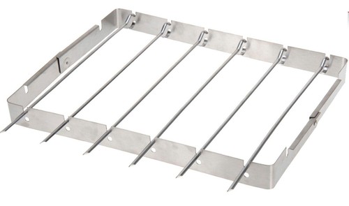 Stainless steel bbq skewer - steel,