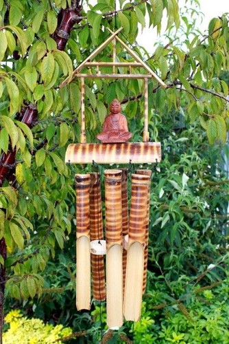 Bamboo tube med buda - tube, med.buda