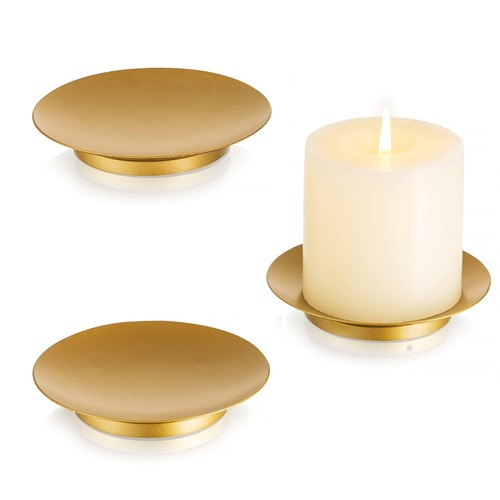 Inweder metal pillar candle - inweder,