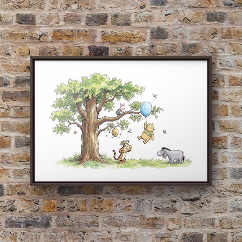 Winnie the pooh art - a4,