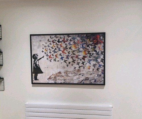 Banksy flying butterflies crib - banksy,
