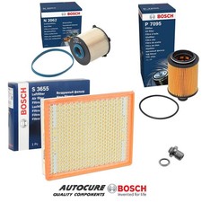FOR SAAB 9-3 1.9 TID MK2 DIESEL BOSCH AIR OIL & FUEL FILTER SERVICE KIT