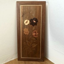 Vintage Marquetry Wall Panel