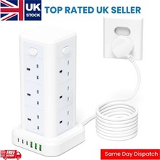 Tower Extension Lead 12 Socket