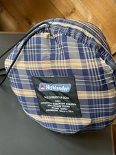 Highlander Sleepmaster 1600 Sleeping Bag Hallowfibre Filling 180cm/75cm Vintage