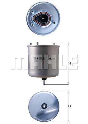 Fits knecht kl788 fuel filter - kl788,