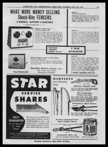1954 shock rite - 1954, electric