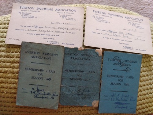Everton swimming club - 1949, 50