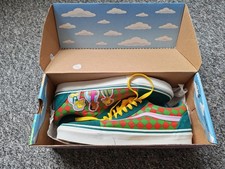 Vans Old Skool x The Simpsons Moe's Tavern Sneaker Shoes Men’s 8.5 Women’s 10