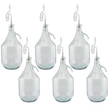 Glass Demijohn 5L 6 Pack Plain