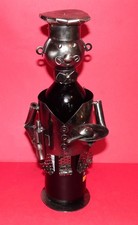 METAL WAITER WINE BOTTLE