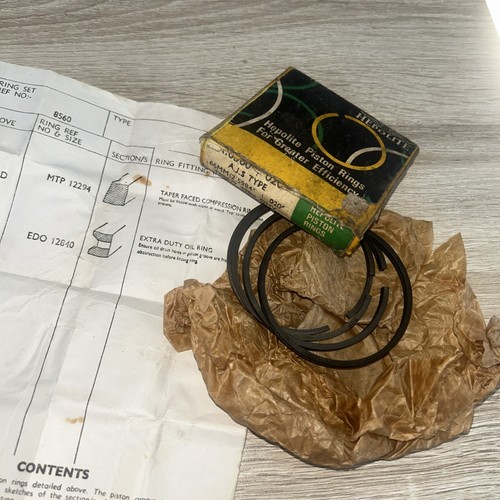 Vintage hepolite piston ring - hepolite,