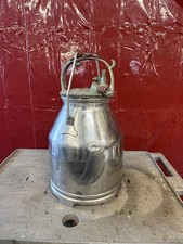 Vintage Heavy Duty Aluminium Farming Milk Churn Milking Machine