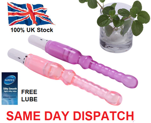 Vibrating anal beads - vibrating, butt