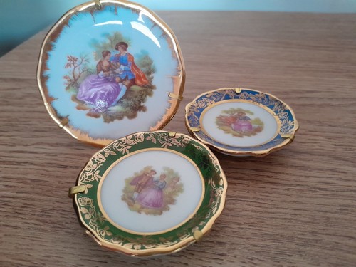 Limoges ornamental plates set