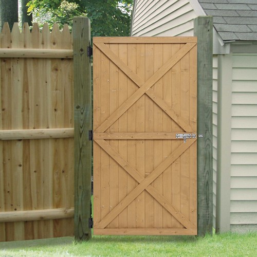 Heavy duty wooden garden - duty, gates