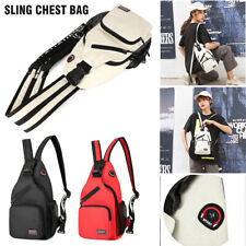 Men Chest Bag Pack Travel Sport Shoulder Sling Backpack Outdoor Cross Body Bags