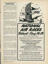 1951 National Air Races Ad