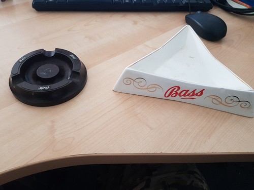 Vintage bass ash trays - vintage,