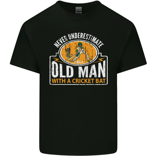 Old man with - old, bat
