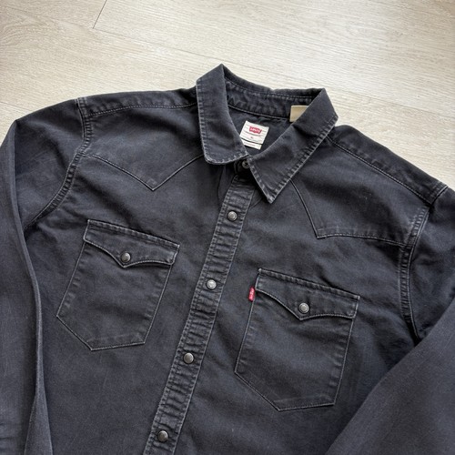 Levi denim shirt - levi's, black