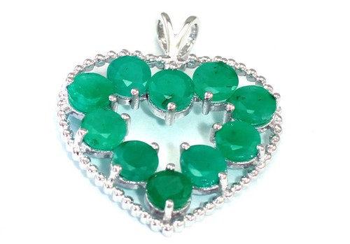 86ct emerald necklace 18k - necklace, in